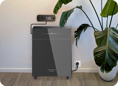 Marstek thuisbatterij met slimme sturing van Jullix